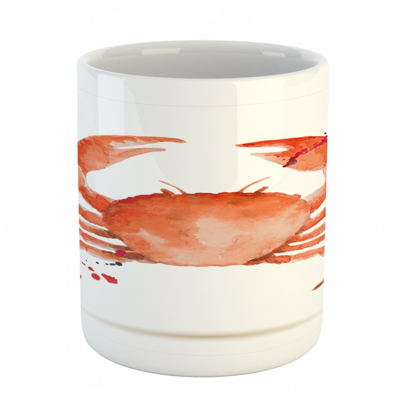 Sea Animals Theme Crabs Mug