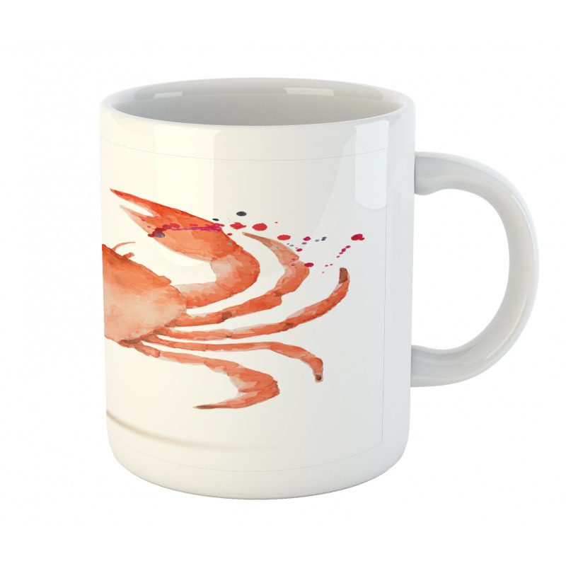 Sea Animals Theme Crabs Mug