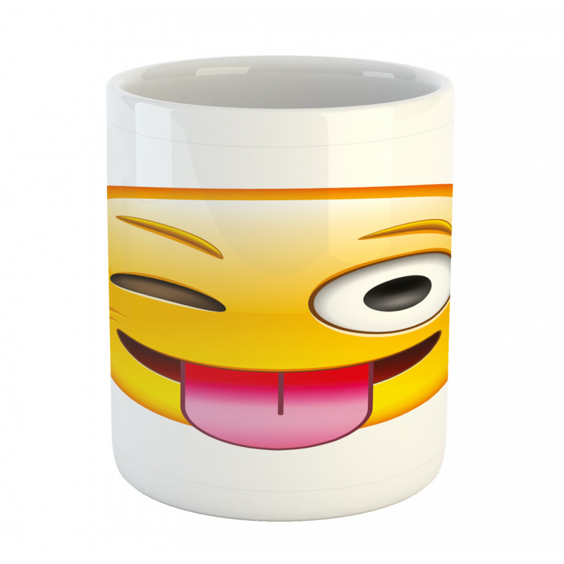 Cartoon Romantic Smiley Mug