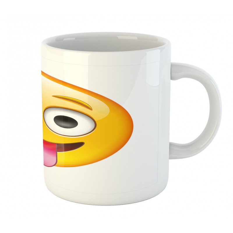 Cartoon Romantic Smiley Mug