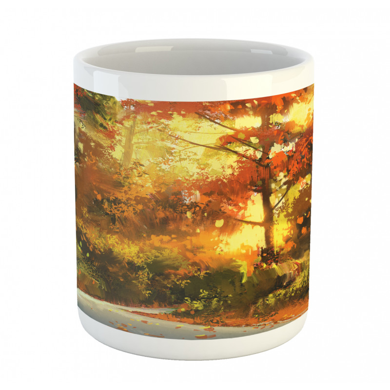 Autmn Leaf Tree Forest Mug