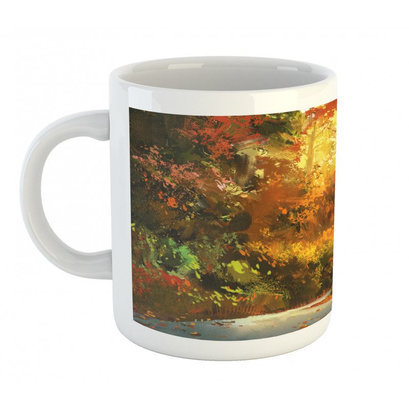 Autmn Leaf Tree Forest Mug