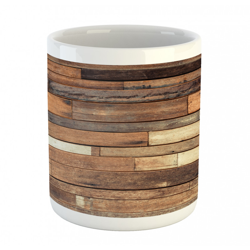 Brown Rustic Floor Look Mug