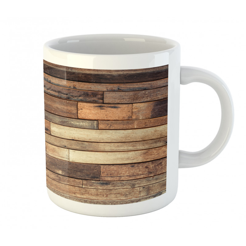 Brown Rustic Floor Look Mug