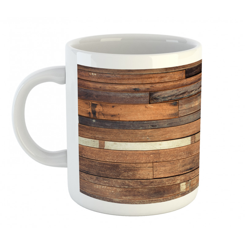 Brown Rustic Floor Look Mug