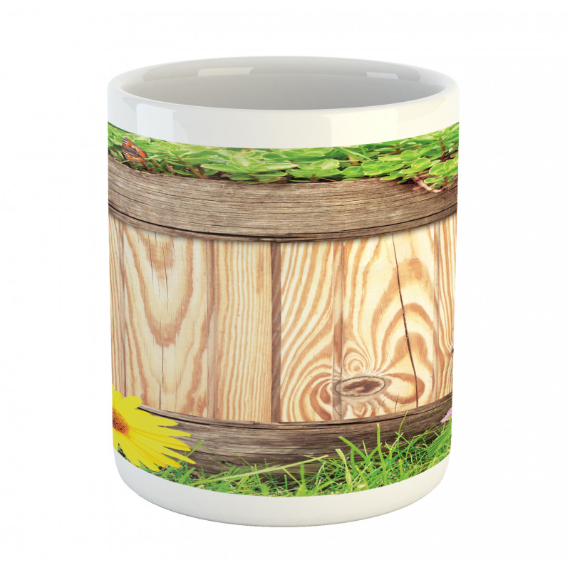 Garden Fence Butterfly Mug