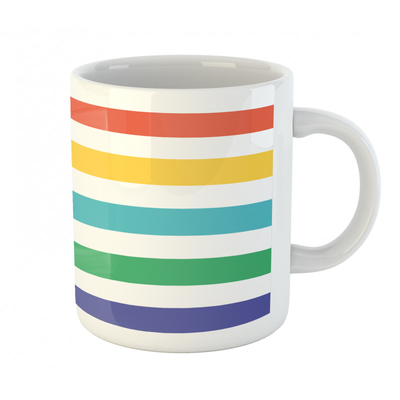 Rainbow Kids Pattern Mug