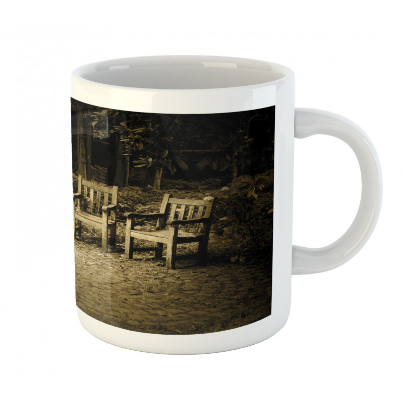 Small Wooden Rustic Chairs Mug