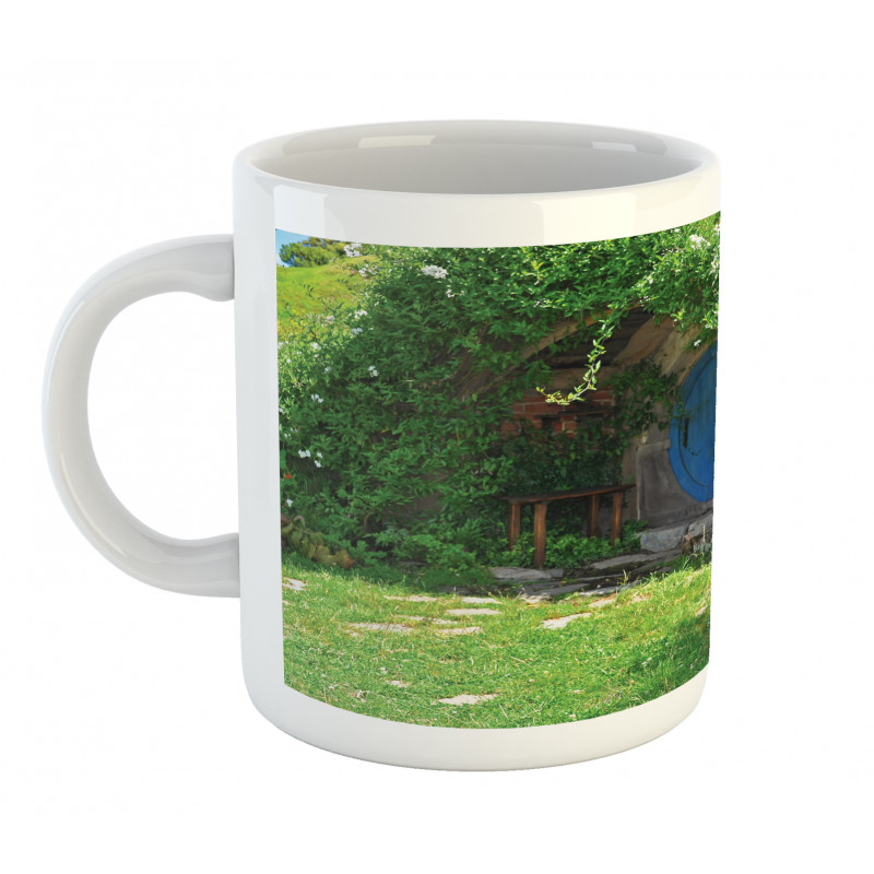 Fantasy Hobbit Land House Mug