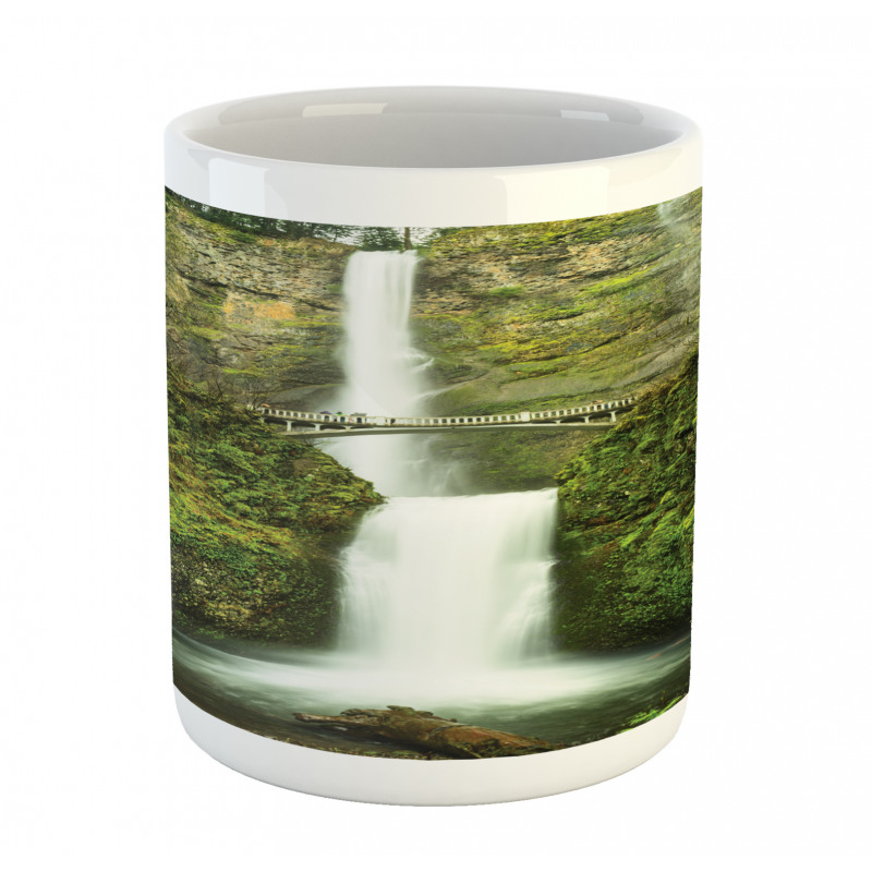 Waterfall Oregon Bridge Mug