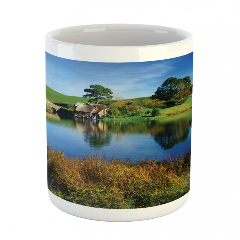 Hobbit Land Village House Mug