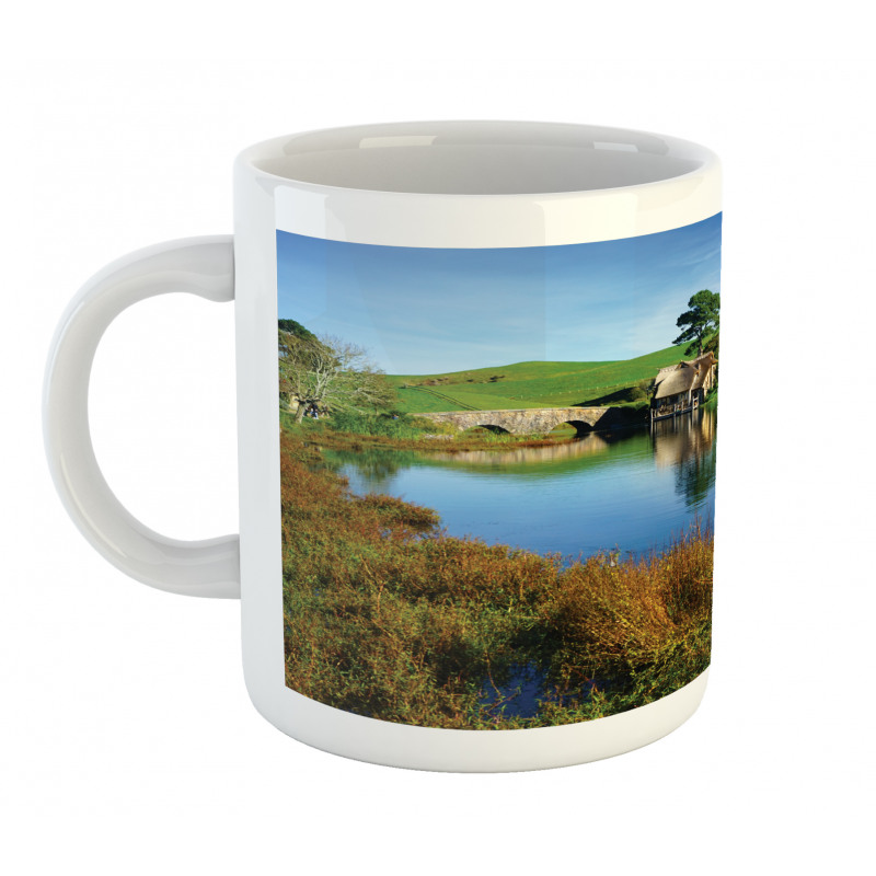 Hobbit Land Village House Mug