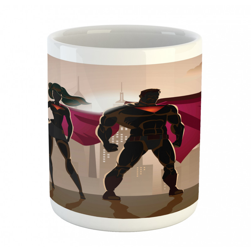 City Hero Hot Couple Mug