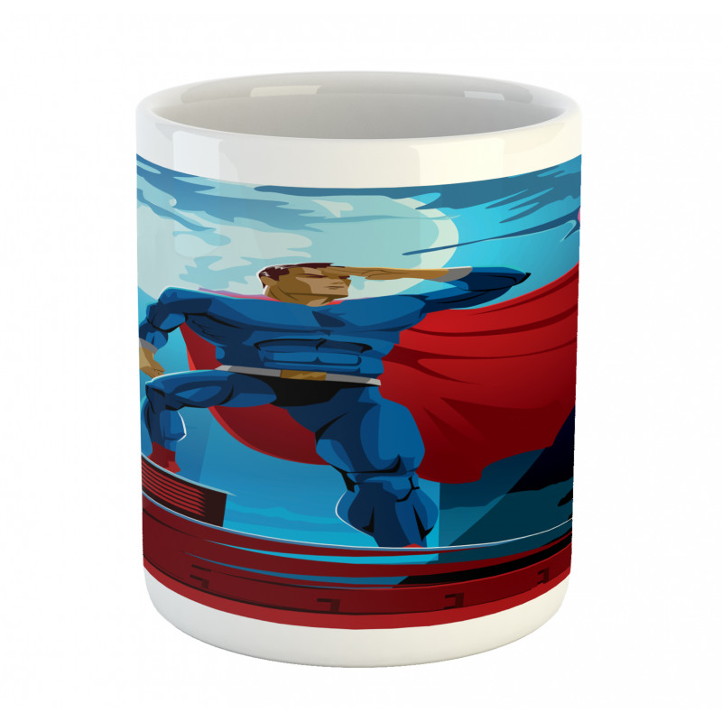 Retro Cartoon Heros Mug