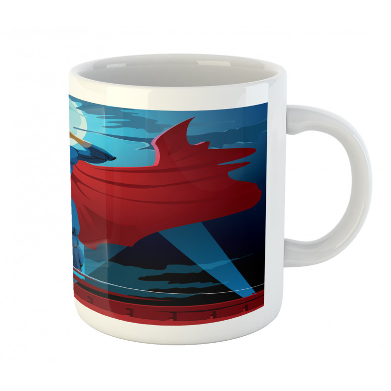 Retro Cartoon Heros Mug