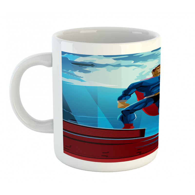 Retro Cartoon Heros Mug