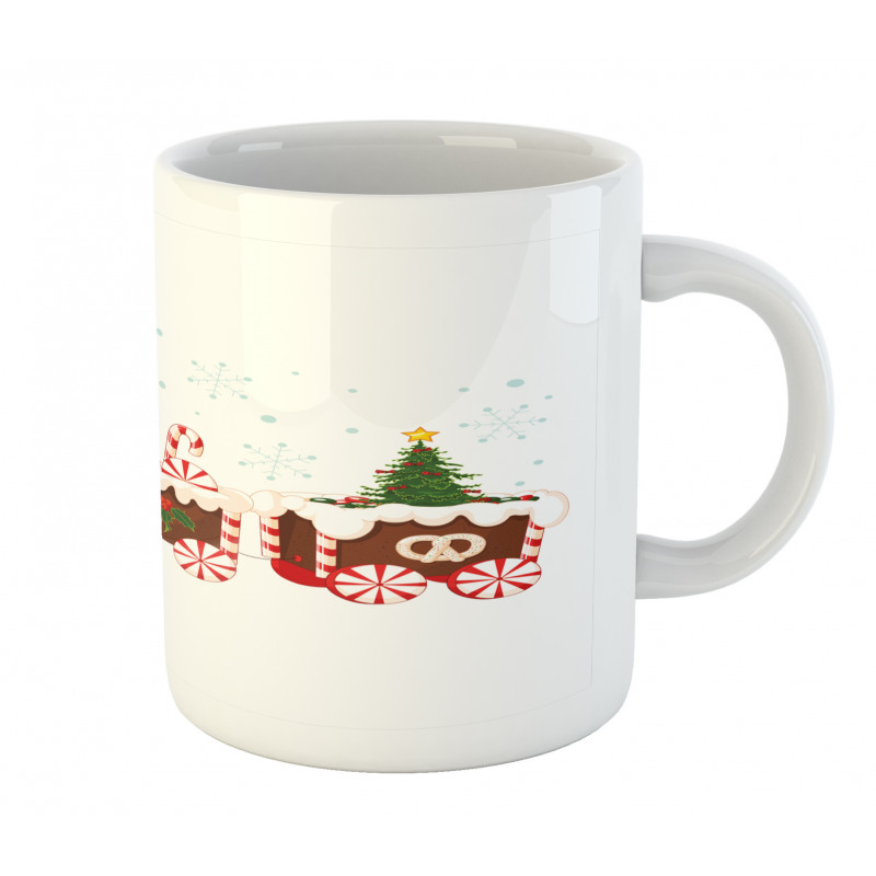 Gingerbread Train Mug