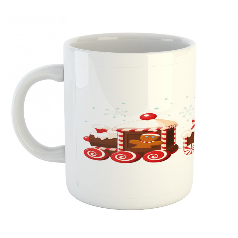 Gingerbread Train Mug