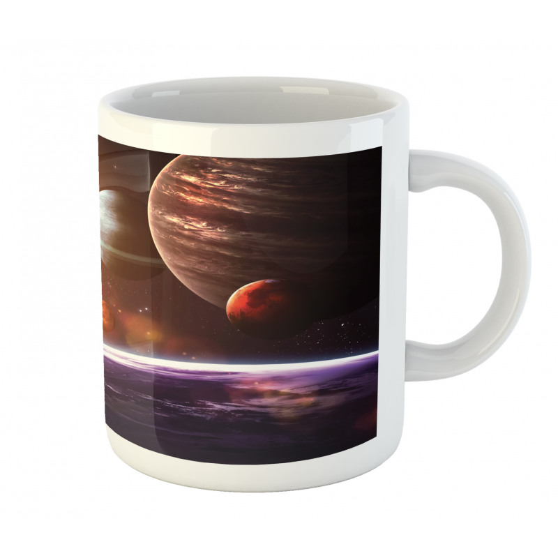 Space View Solar System Mug