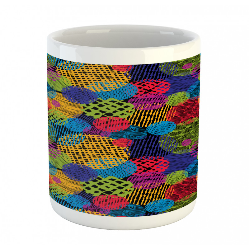 Geometric Sketchy Forms Mug