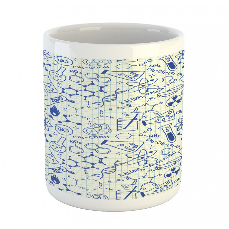 Geometry Chemistry Theme Mug