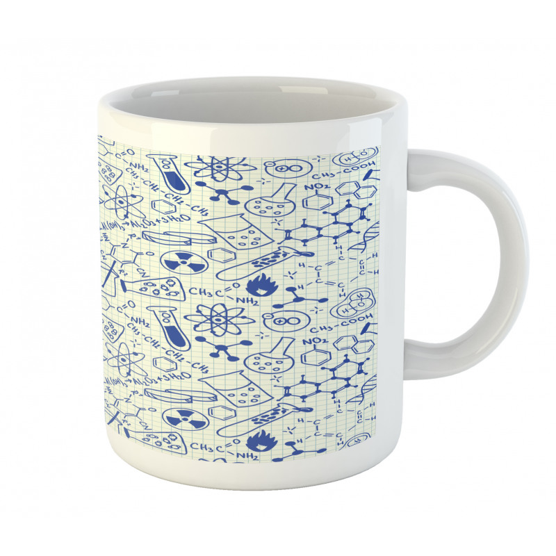 Geometry Chemistry Theme Mug