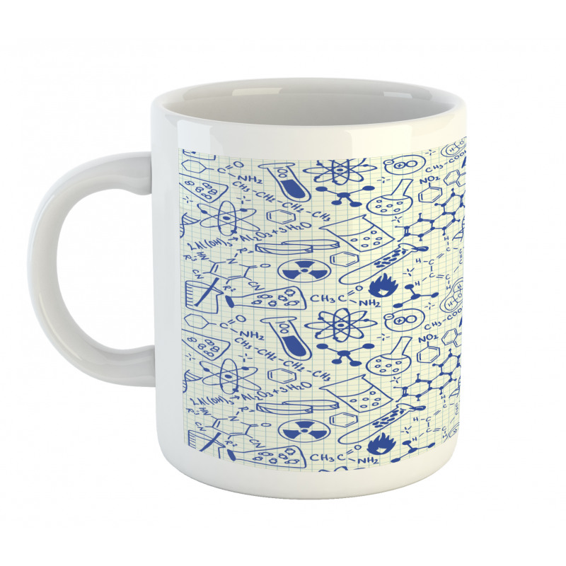 Geometry Chemistry Theme Mug