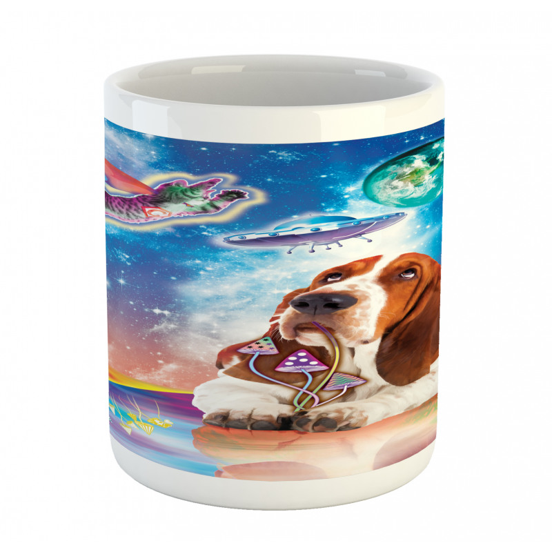 Cosmic Animals UFO Mug