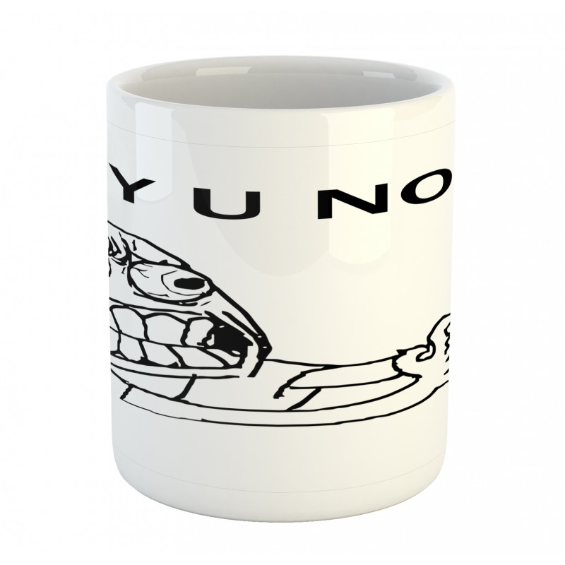 Hipster Mascot Meme Mug