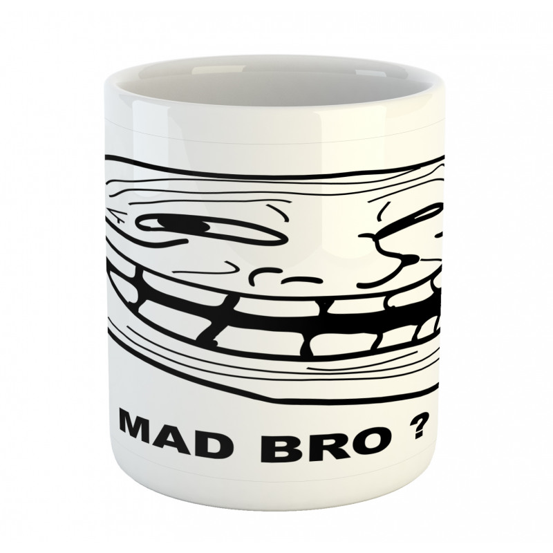 Cartoon Style Troll Guy Mug