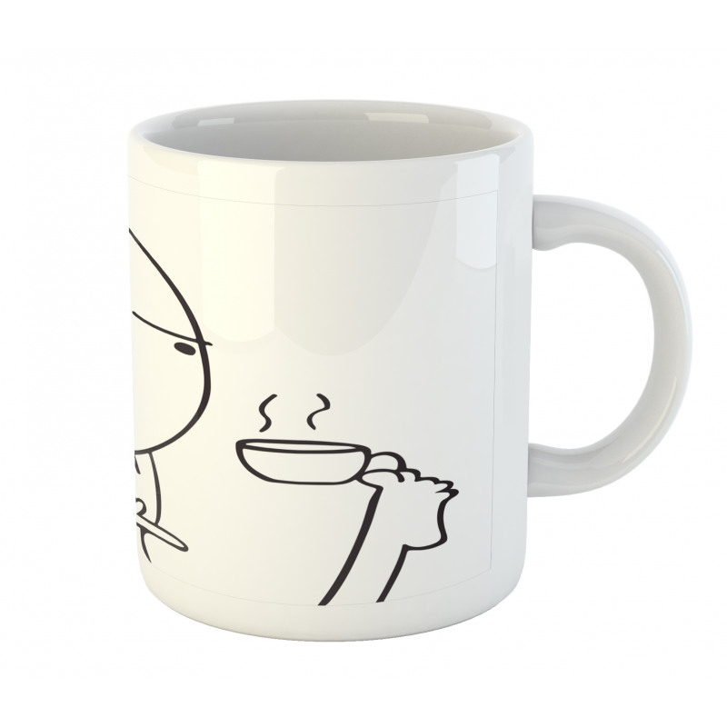 Thoughtful Meme Coffee Mug