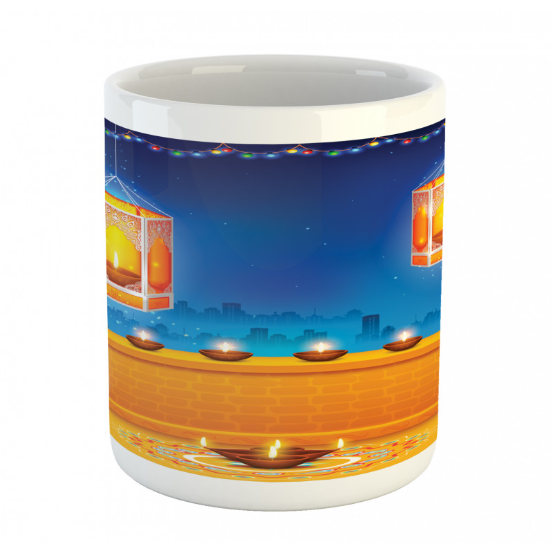 Diwali Night Candles Mug