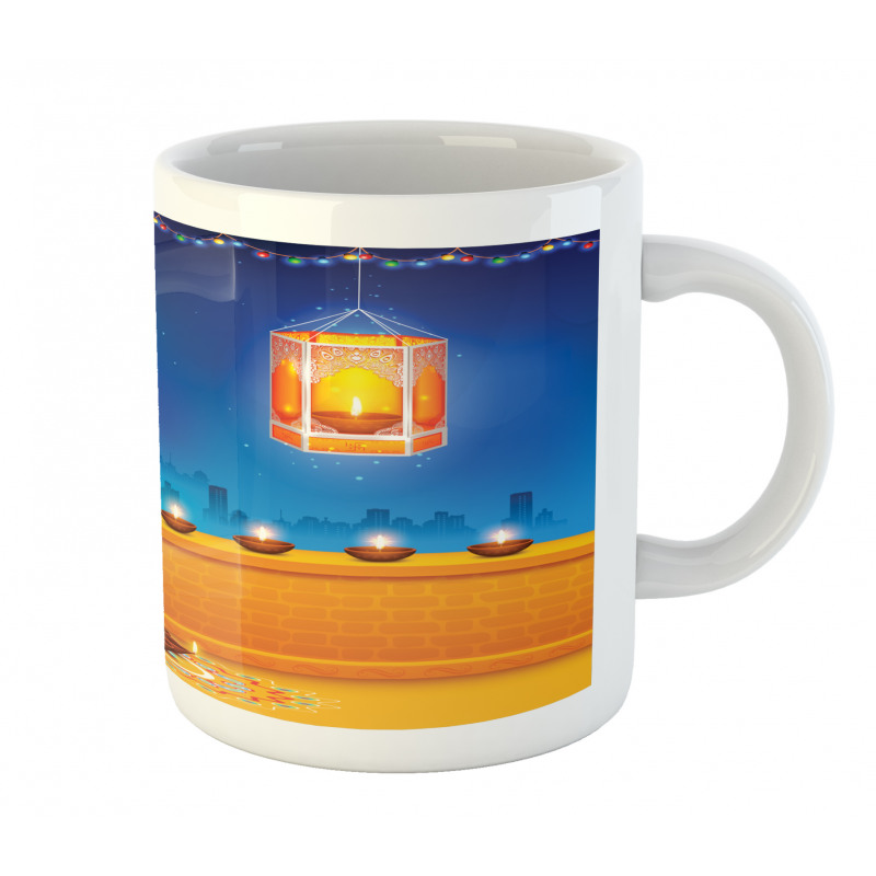 Diwali Night Candles Mug