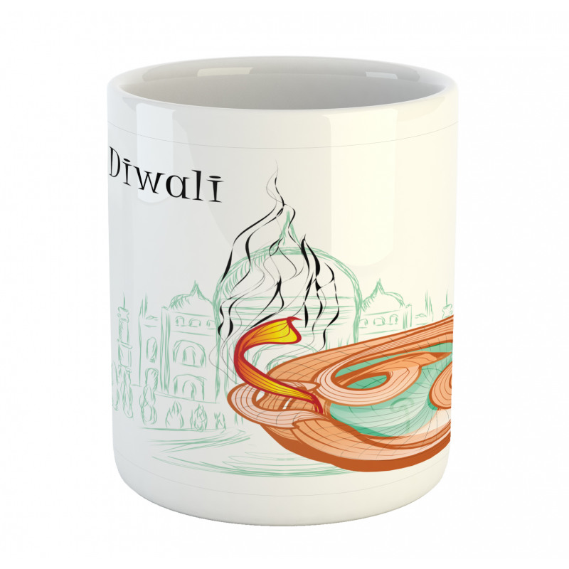 Sketchy Diwali Mug