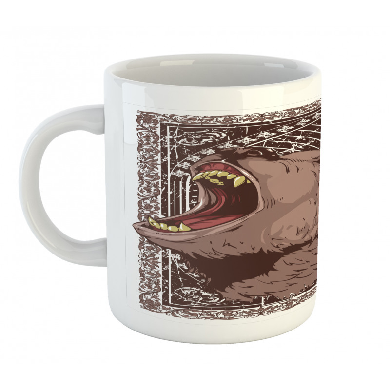 Growling Grizzly Bear Mug