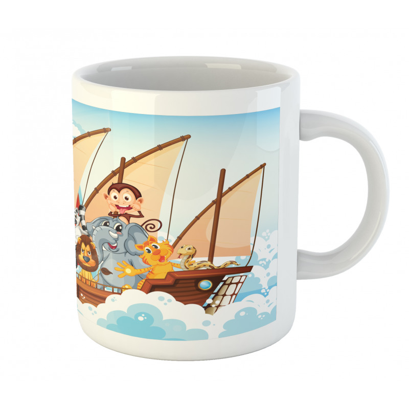 Noah's Ark in Clouds Mug