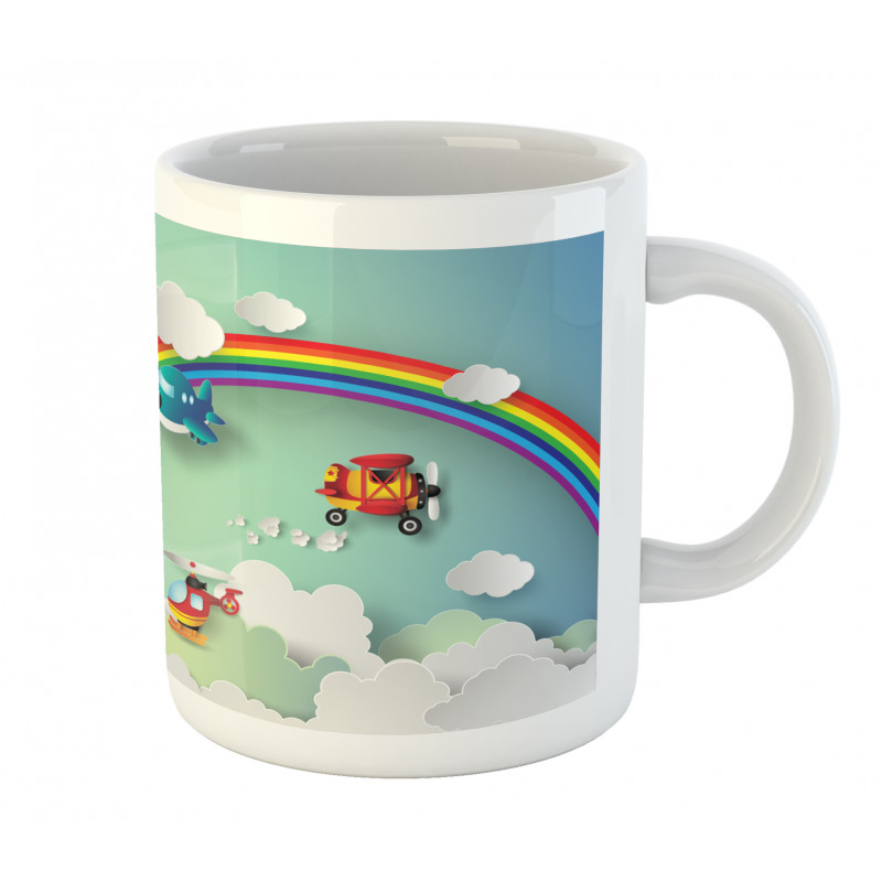 Rainbow Sunny Sky Baby Mug