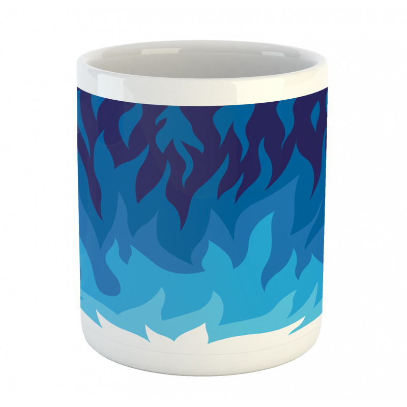 Abstract Gas Flame Fire Mug