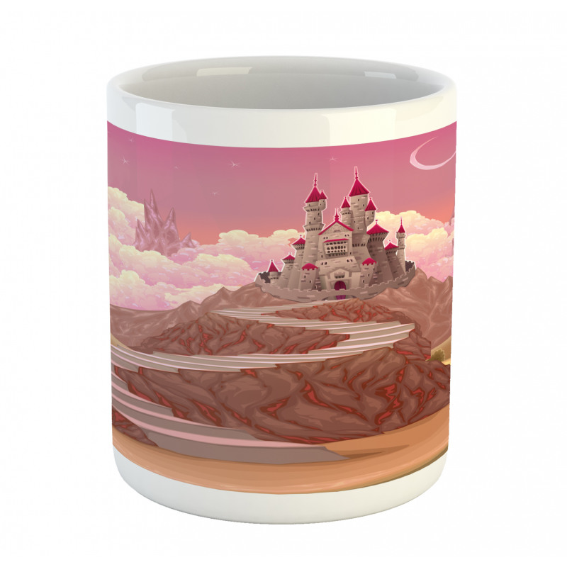 Hill Sunset Castle Mug