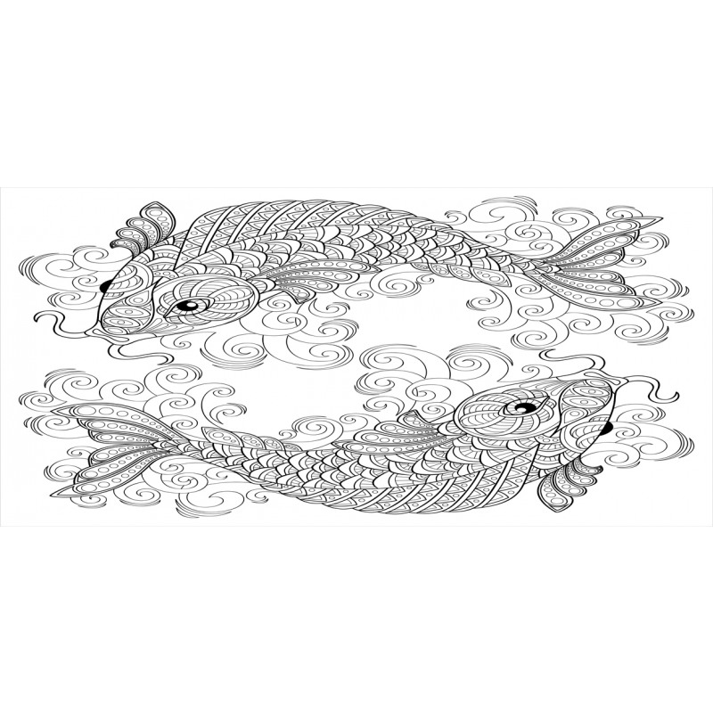 Koi Fish Pattern Mug