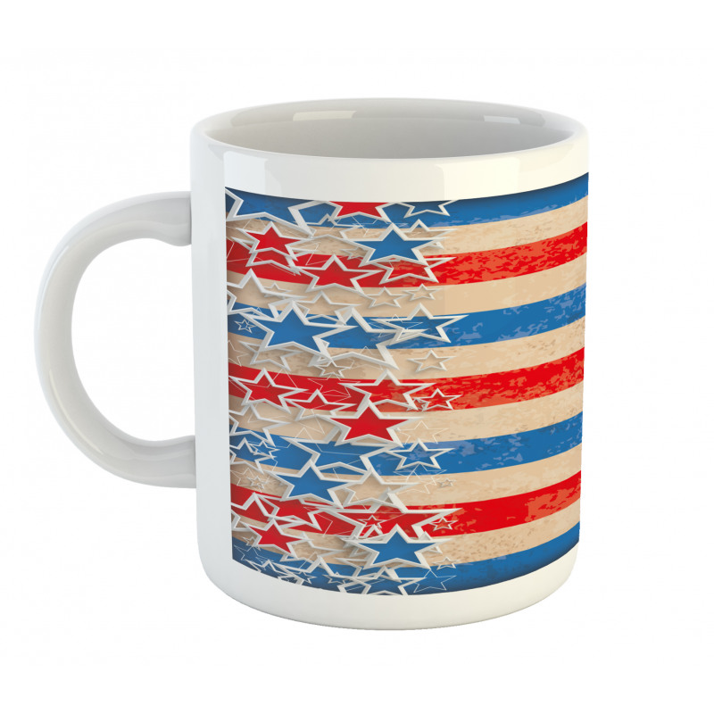 Patriotic Grunge Look Mug