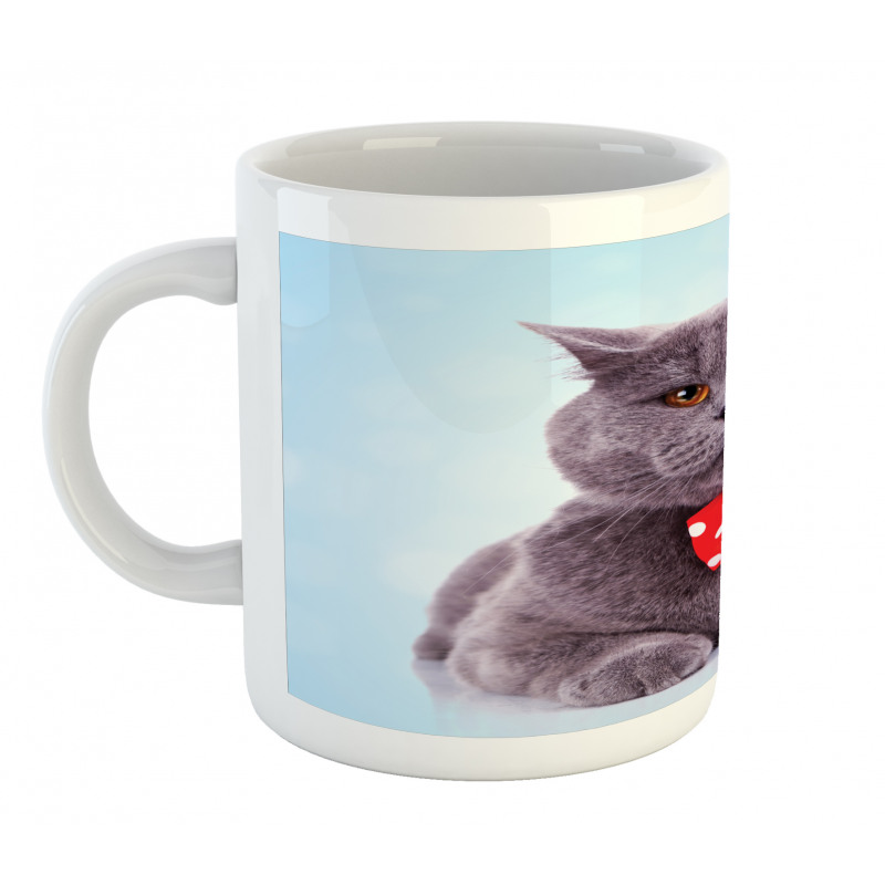 Grey Scottish Fold Theme Mug