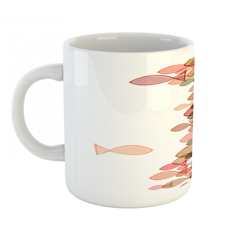 Flock Facing Others Mug