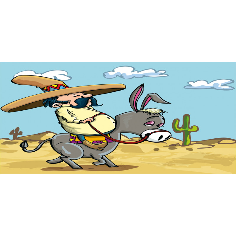 Mexican Man on a Donkey Mug