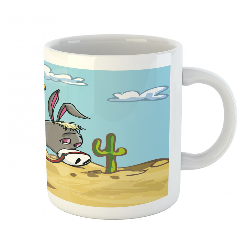 Mexican Man on a Donkey Mug