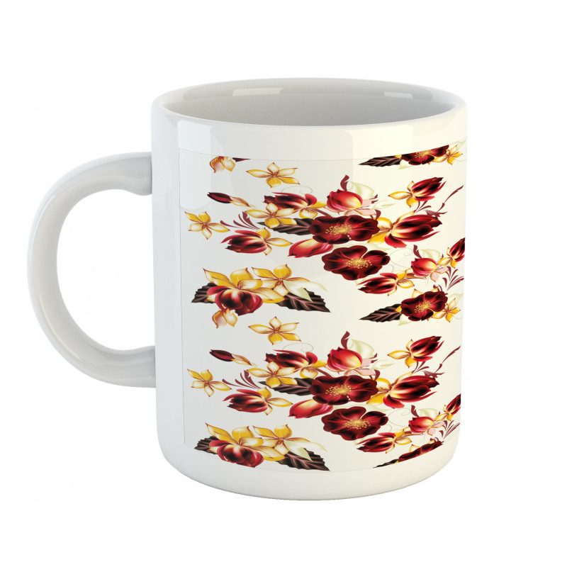 Seamless Floral Design Mug