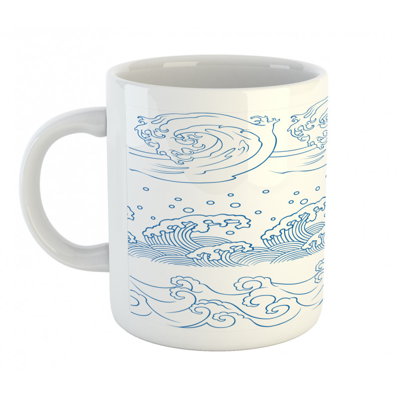 Japanese Kanagawa Wave Mug