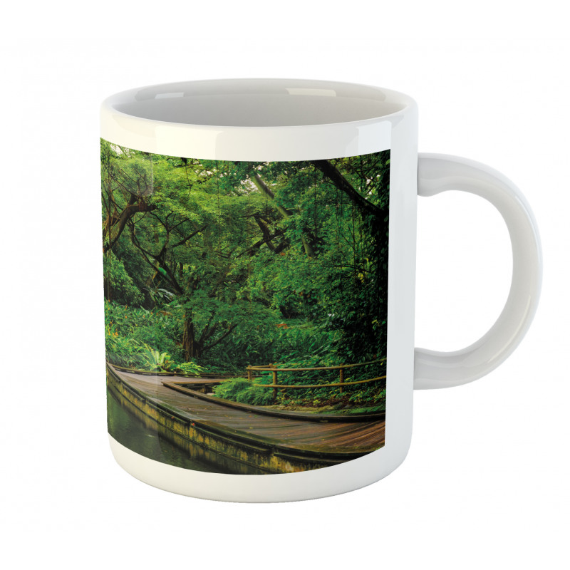 Wild Exotic Forest Pier Mug