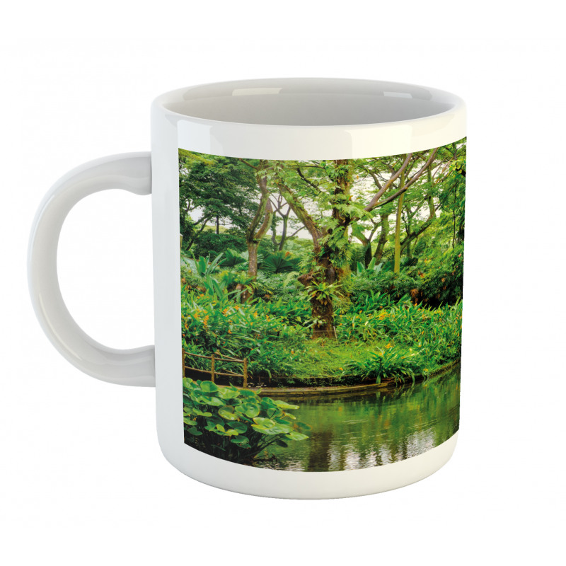 Wild Exotic Forest Pier Mug