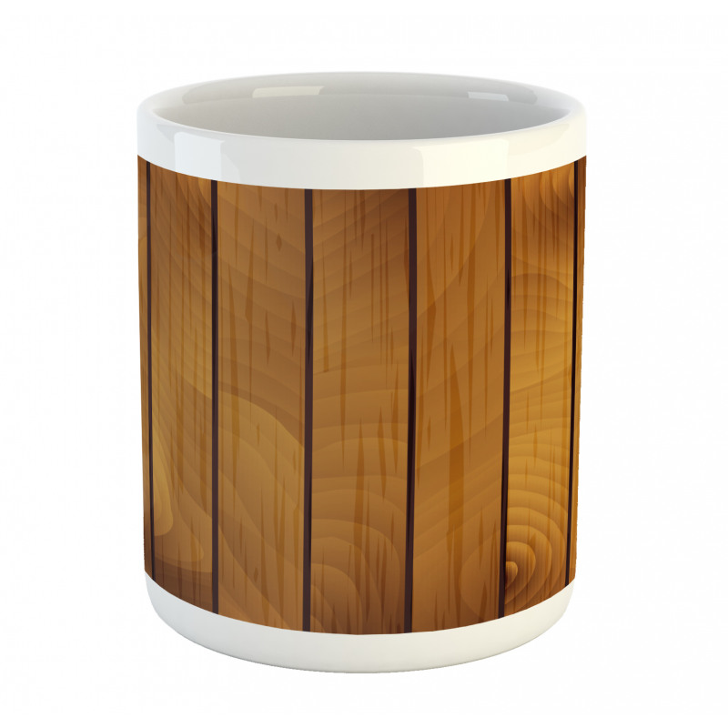 Wooden Plank Aged Timber Mug